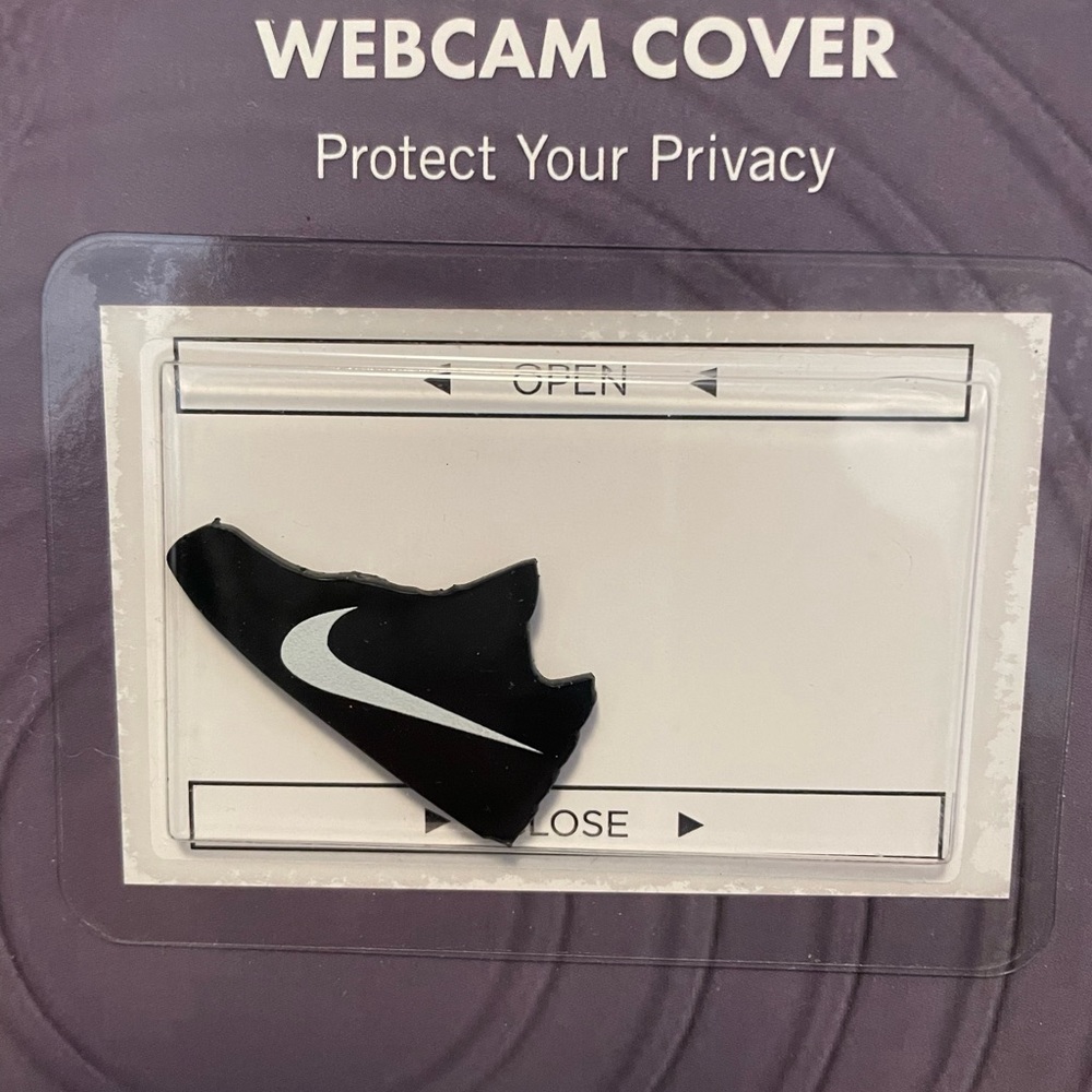 Nike shoe webcam cover